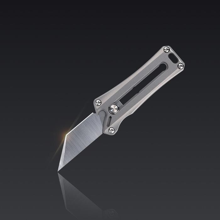 RovyVon | Valor V20 Titanium Retractable Utility Knife, Folding Knife, RovyVon,Adventure Carry