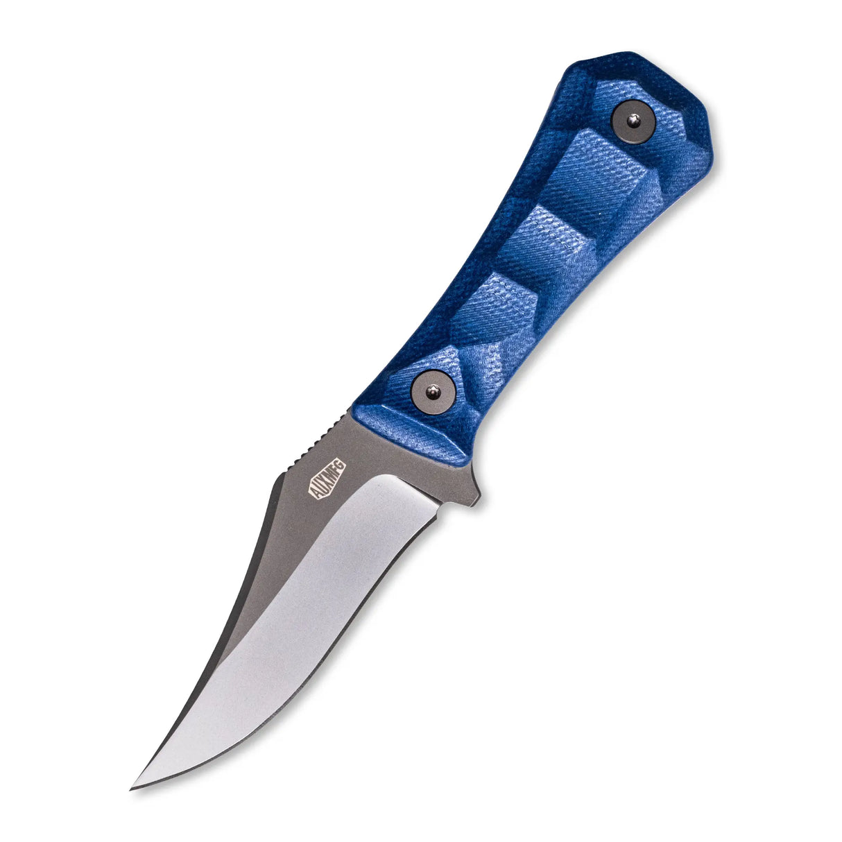 Pocket Bowie Deadhead Fixed | Blue Micarta + Grey PVD 14C28N