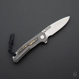 Turaco | TechnoCarbo Gold + Mirror Polished M390