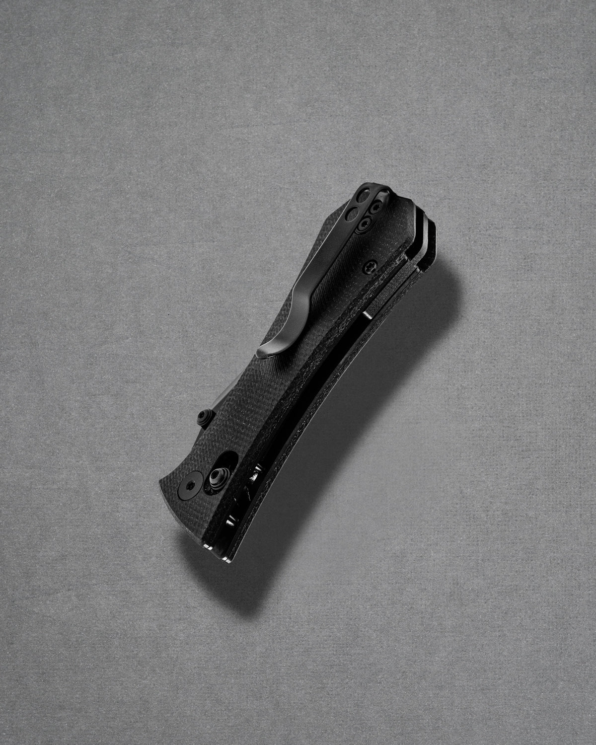 Coffin Tanto Deadhead Crossbar | Black Micarta + Black 14C28N