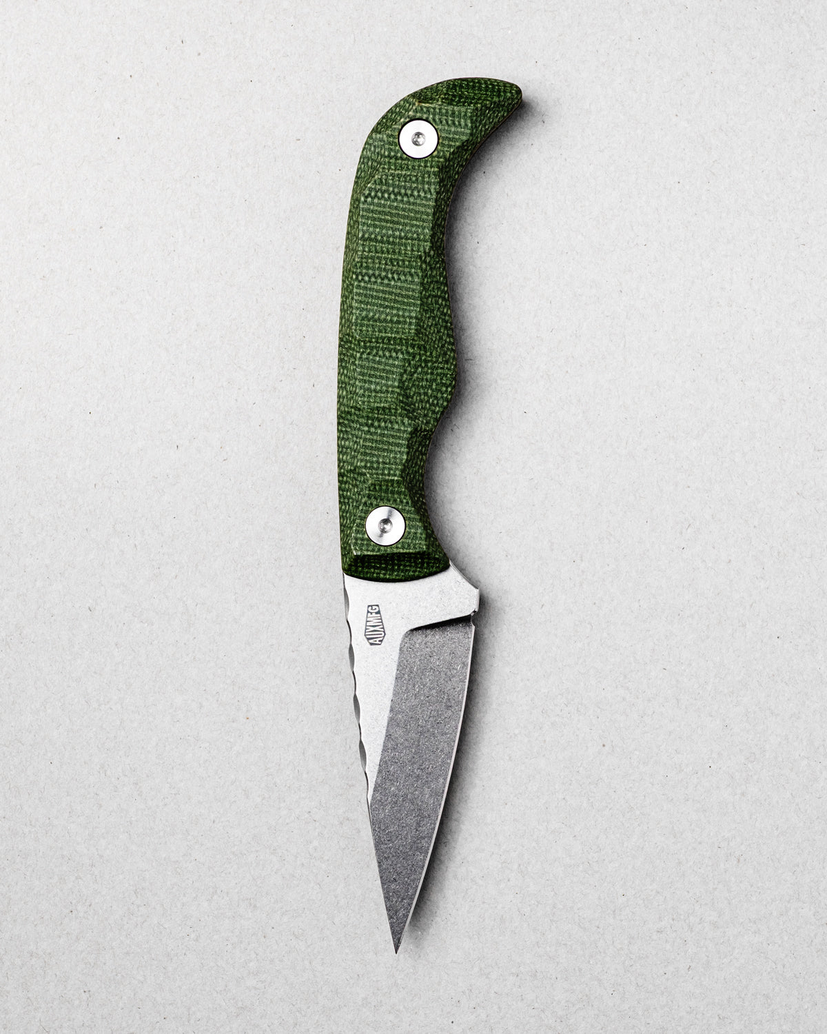 Karl Jr Deadhead Fixed | Green Micarta + 14C28N