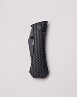 Coffin Tanto Deadhead Crossbar | Black Aluminium + Black PVD 14C28N