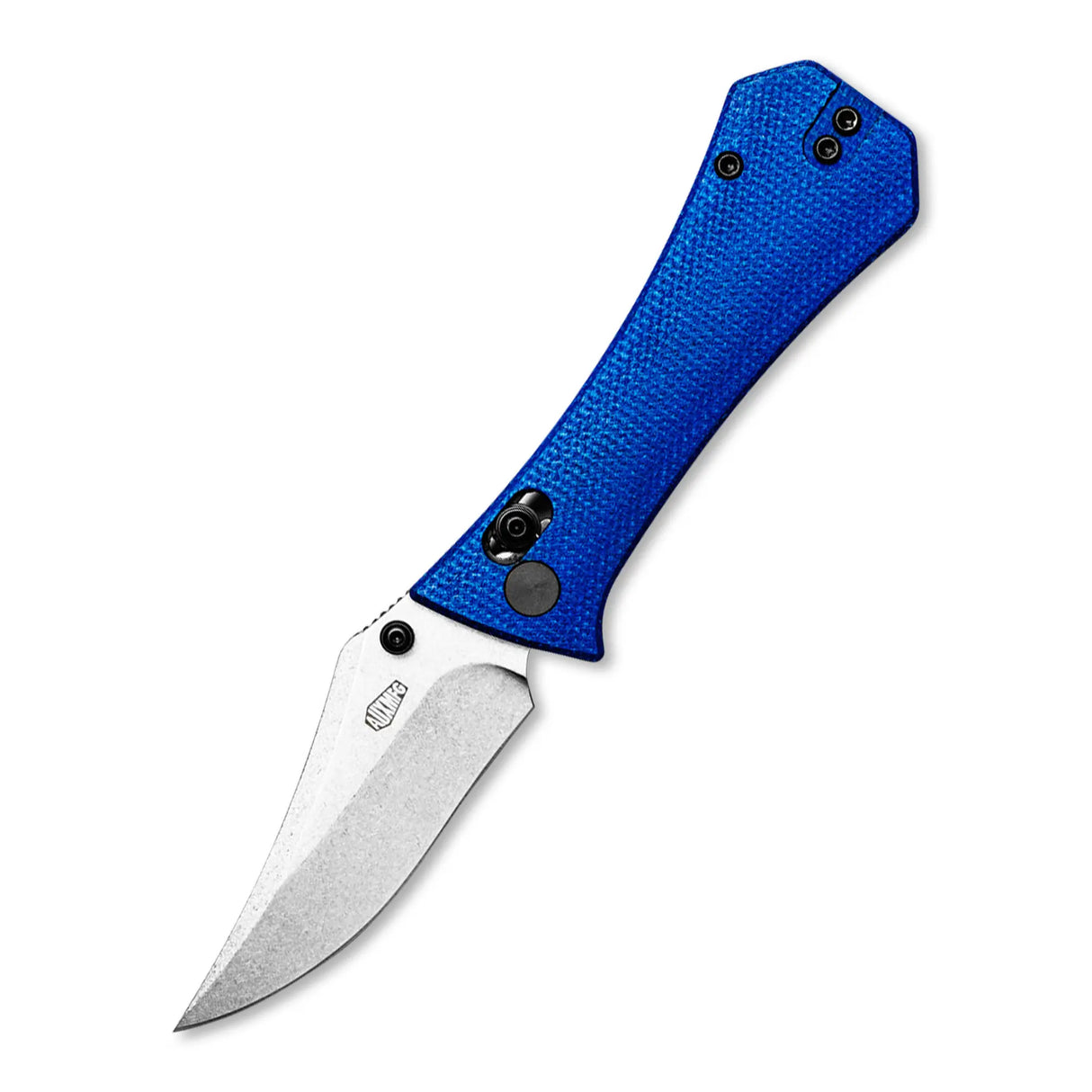 Pocket Bowie Deadhead Crossbar | Blue Micarta + 14C28N