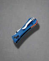 Pocket Bowie Deadhead Crossbar | Blue Micarta + 14C28N