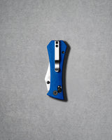 Pocket Bowie Deadhead Crossbar | Blue Micarta + 14C28N