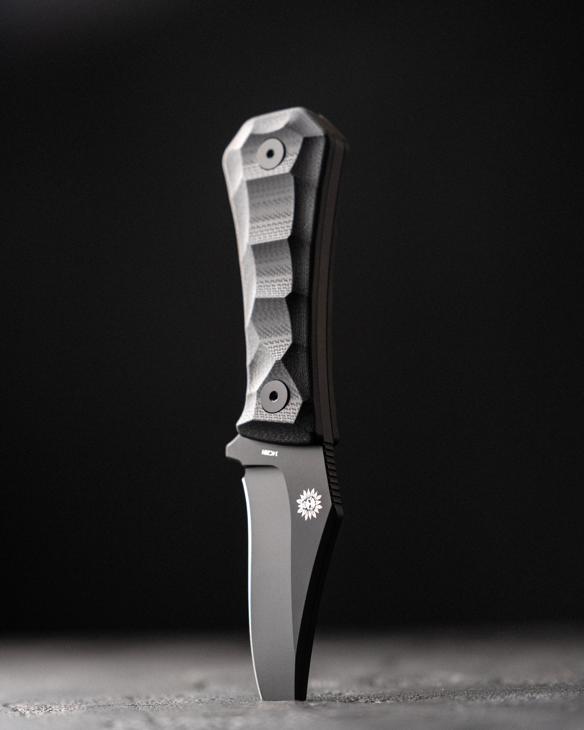 Pocket Bowie Deadhead Fixed | Black G10 + Black 14C28N