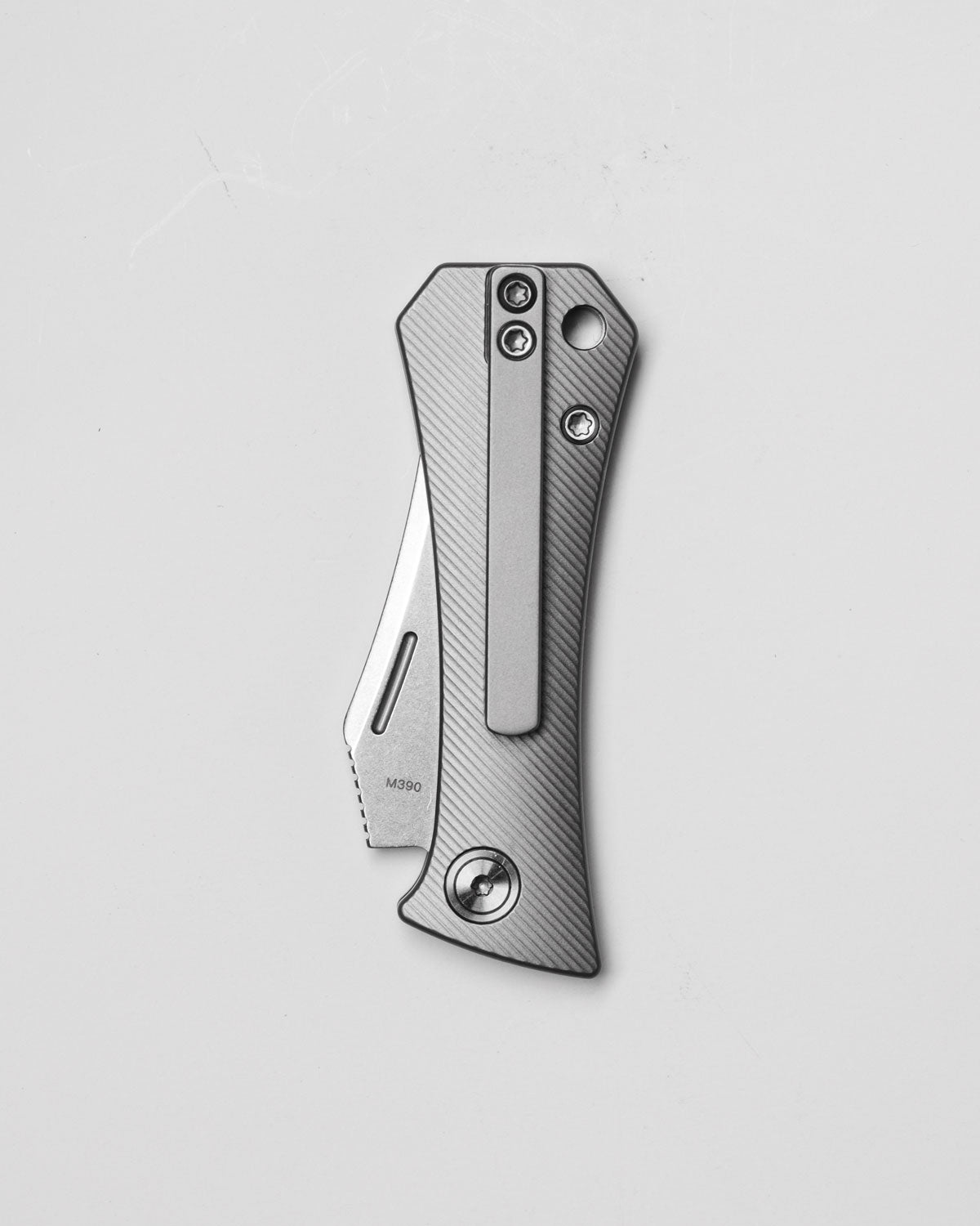 Pocket Bowie Slipjoint | Titanium + Stonewash M390