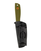 Runt XL Deadhead Fixed | Green G10 + Rose Gold PVD 14C28N