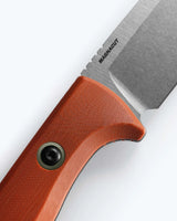 SlipRidge™ Fixed | Rust Orange G10 + Magnacut