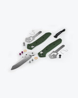 945 Mini Osborne | Green Aluminium + Satin S30V