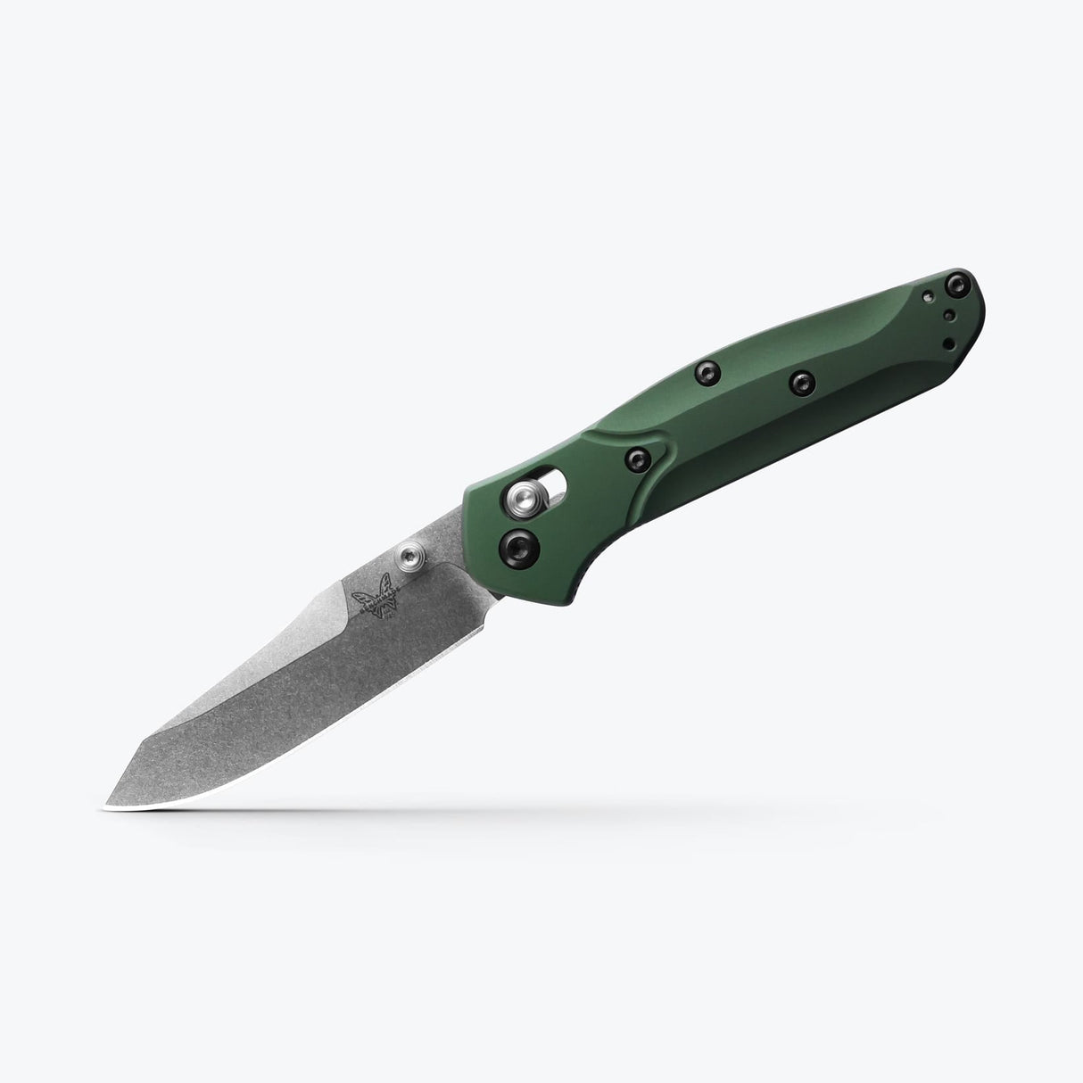 945 Mini Osborne | Green Aluminium + Satin S30V