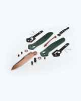 940 Osborne | Taiga Green Aluminium + Flat Dark Earth PVD S90V