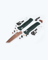 Bailout | Taiga Green Aluminium + Flat Dark Earth PVD S90V