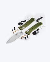 Mini Bugout® | Woodland Green Aluminium + Crushed Silver Cerakote S90V