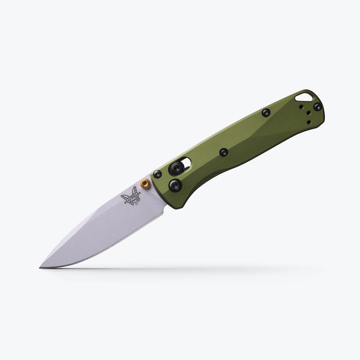 Mini Bugout® | Woodland Green Aluminium + Crushed Silver Cerakote S90V