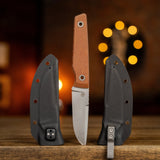 USA Signal Fixed Blade | Nitro-V + Natural Micarta