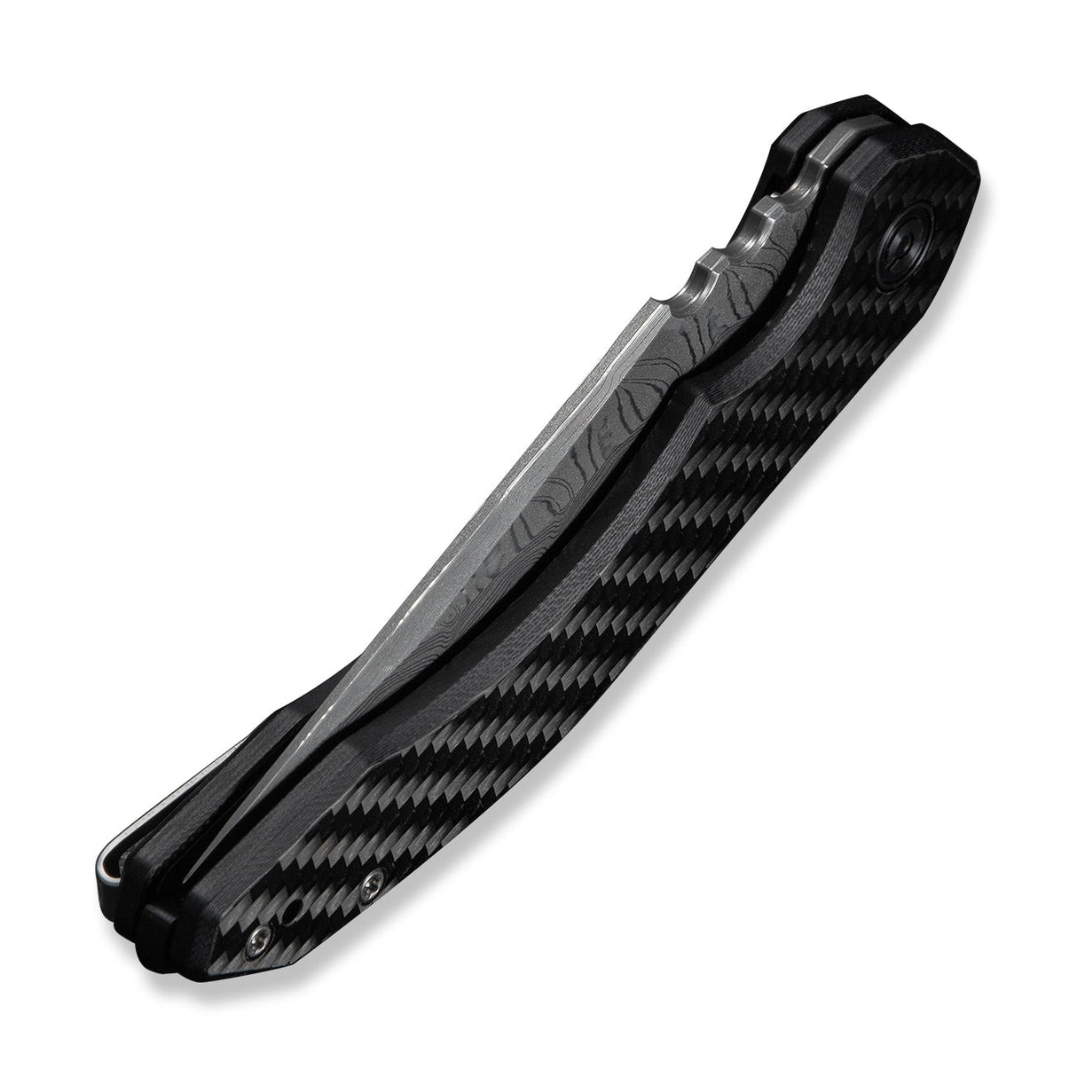Bluetick | Carbon Fiber Damascus