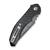 Bluetick | Carbon Fiber Damascus