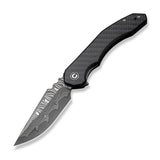 Bluetick | Carbon Fiber Damascus