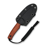 Altus Fixed Blade | Guibourtia Wood + Stonewash 14C28N