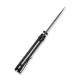 Button Lock Brazen | Twill Carbon Fibre + Tanto Dama Blade