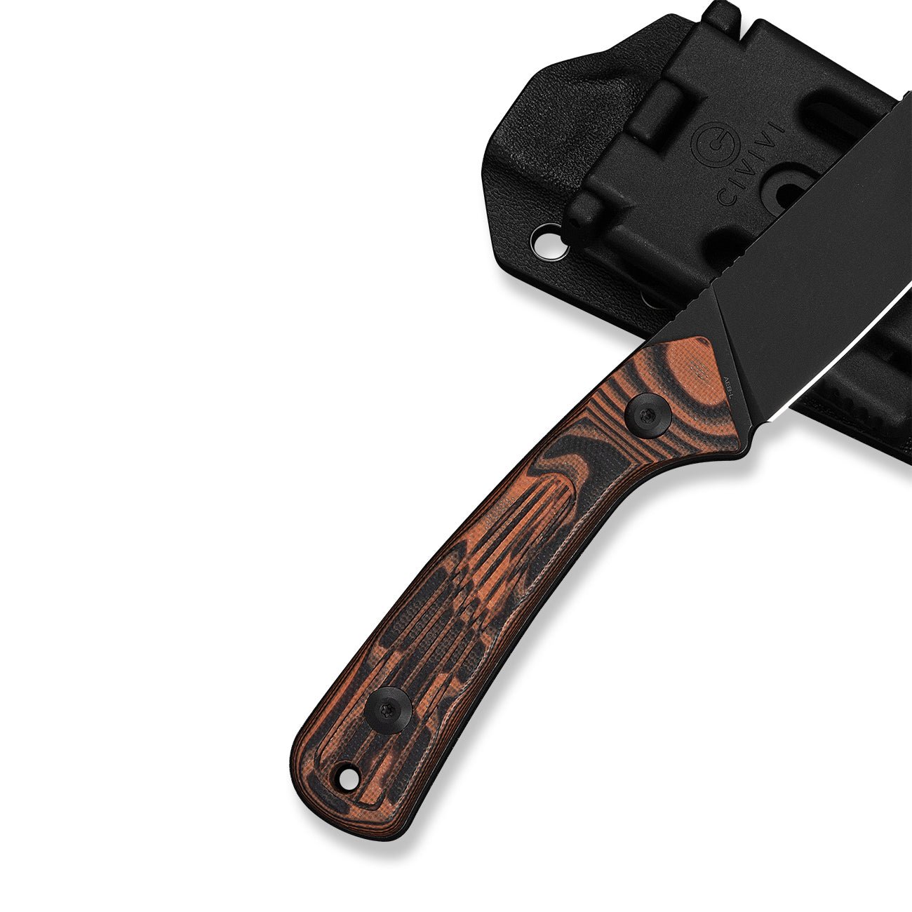Carveth | Orange & Black G10 + Blackwash AEB-L