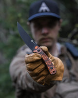 Carveth | Orange & Black G10 + Blackwash AEB-L