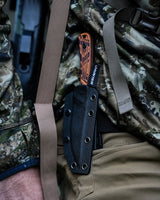 Carveth | Orange & Black G10 + Blackwash AEB-L