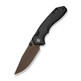 Brova | Black Aluminium + Dark Brown Stonewash