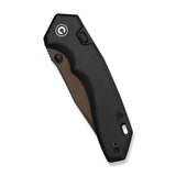 Brova | Black Aluminium + Dark Brown Stonewash