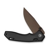 Brova | Black Aluminium + Dark Brown Stonewash