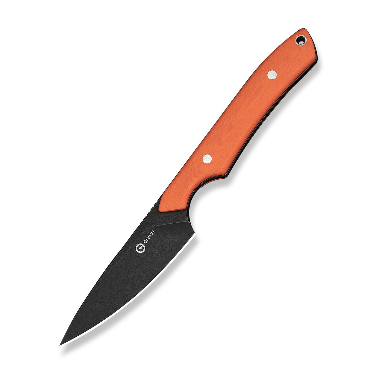 High Grass Field Knife | Orange G10 + Blackwash 14C28N