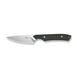 High Grass Field Knife | Green Micarta + Satin 14C28N