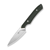 High Grass Field Knife | Green Micarta + Satin 14C28N