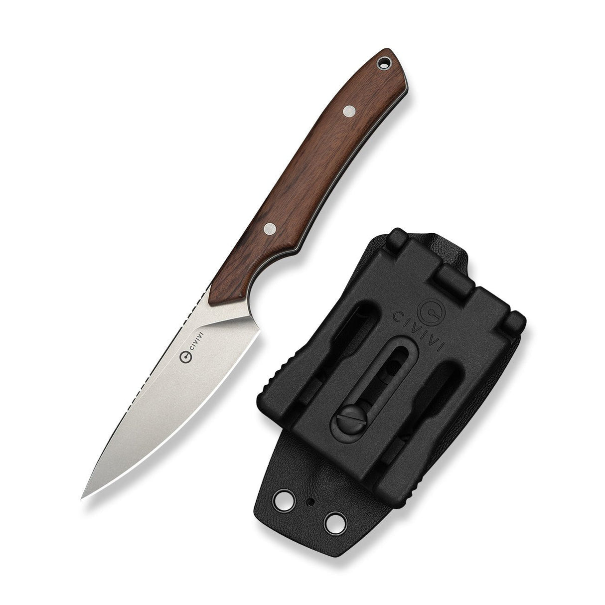 High Grass Field Knife | Guibourtia Wood + Stonewashed 14C28N