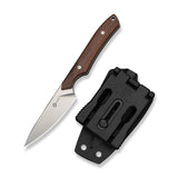 High Grass Field Knife | Guibourtia Wood + Stonewashed 14C28N