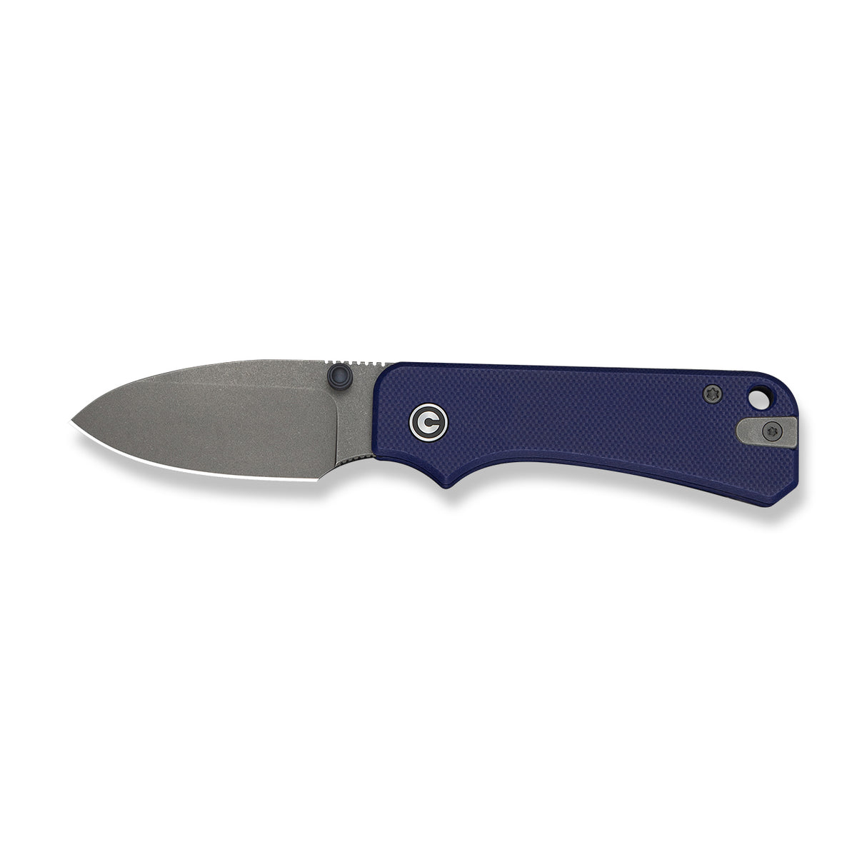 Baby Banter Slipjoint | Blue G10 + Grey Stonewash Nitro-V