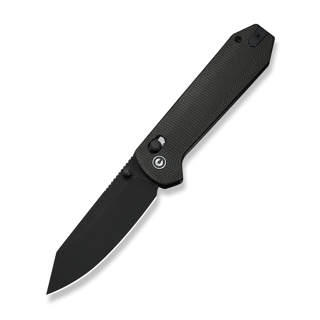 Over Yonder | Dark Green Canvas Micarta + Blackwash 14C28N