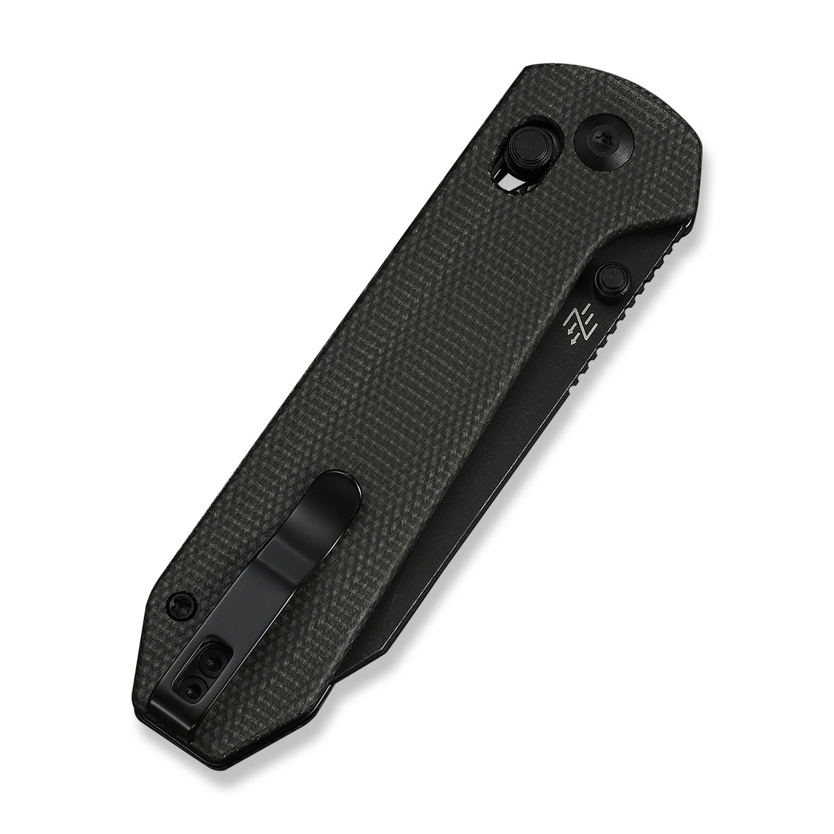 Over Yonder | Dark Green Canvas Micarta + Blackwash 14C28N