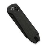 Over Yonder | Dark Green Canvas Micarta + Blackwash 14C28N