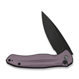 Kitefin Button Lock | Purple Aluminium + Blackwash 14C28N