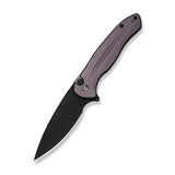 Kitefin Button Lock | Purple Aluminium + Blackwash 14C28N