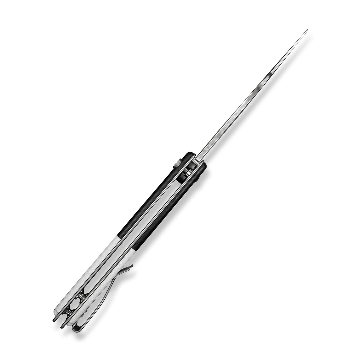 Outlaw Muk | Black & White G10 + Satin 14C28N