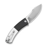 Outlaw Muk | Black & White G10 + Satin 14C28N