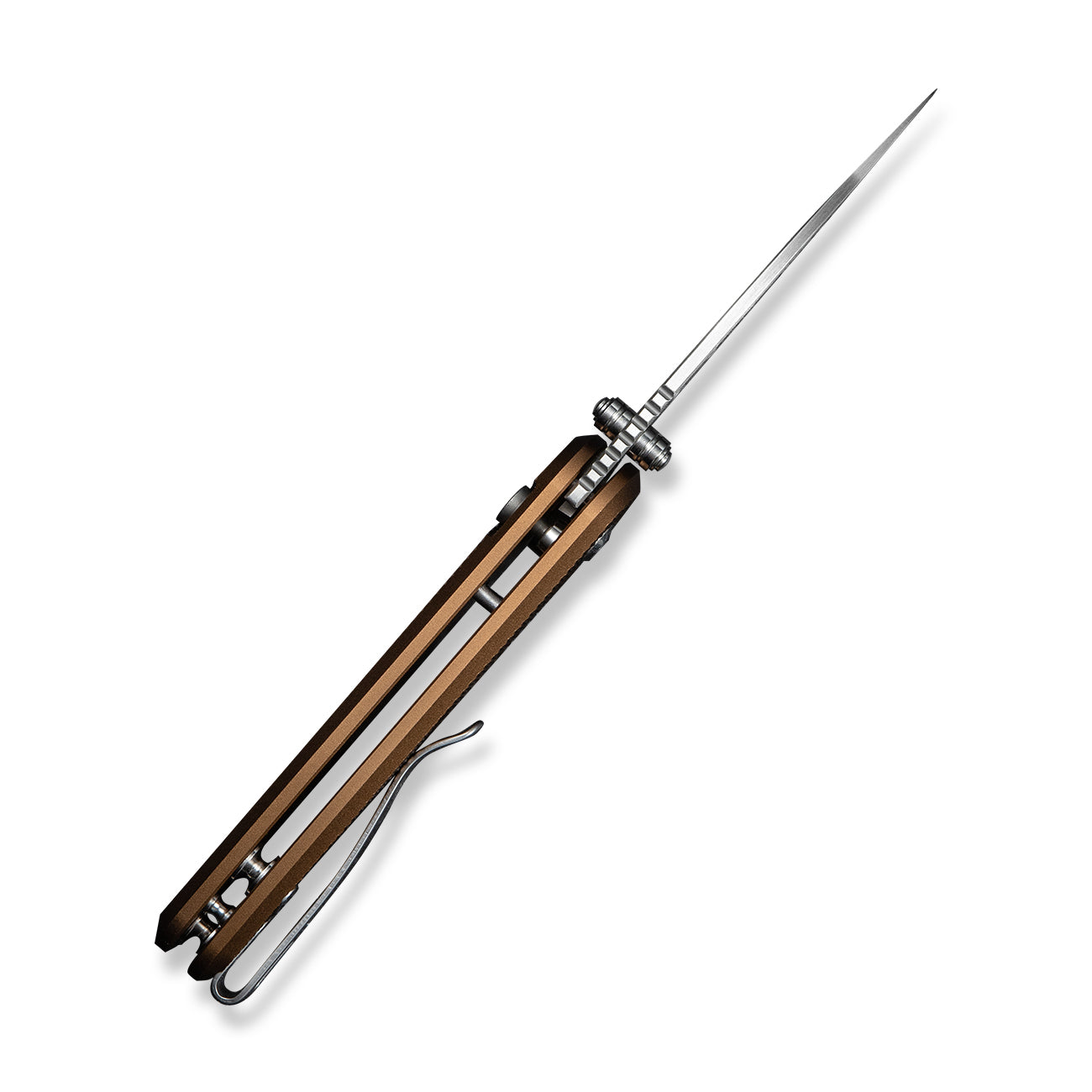 Mini Shakan | Coyote Ripple Aluminium + Satin Nitro-V