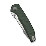 Ryson-E | Green Canvas Micarta + Satin 14C28N