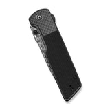 Zygon | Carbon Fibre + Grey G10 + Damascus