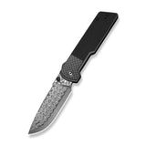 Zygon | Carbon Fibre + Grey G10 + Damascus