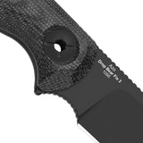 Drop Bear Fix 3 | Black Micarta + Drop Point 1095