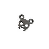 Morbid Mouse Lanyard Bead | Titanium